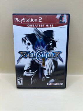 Soul Calibur II - PS2 - (Sony PlayStation 2, 2003 Greatest Hit No Manual Tested✅